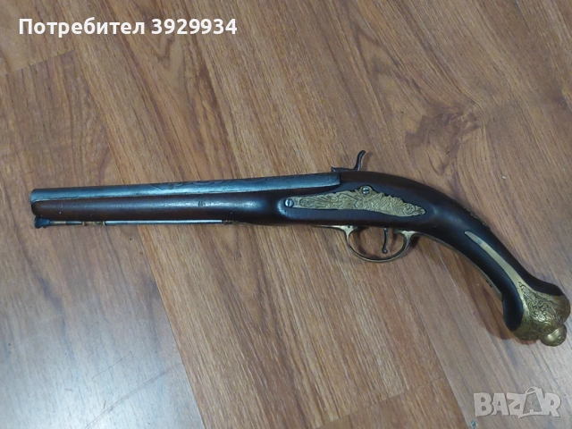 Капсулен пищов, снимка 4 - Антикварни и старинни предмети - 53649487