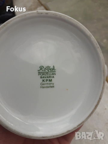 Стара немска халба за бира KPM, снимка 6 - Антикварни и старинни предмети - 53384865