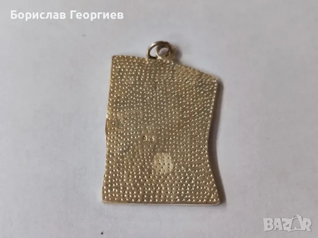 Сребърен медальон 925, снимка 2 - Колиета, медальони, синджири - 48813782