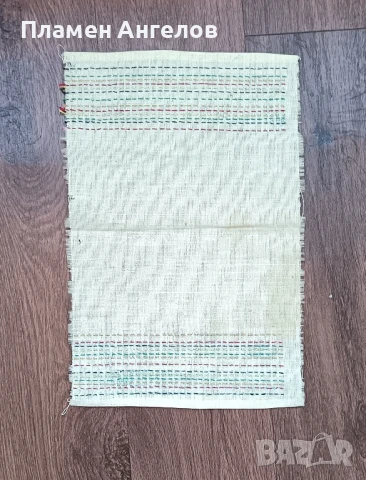Ръчно тъкани ленени кърпи 3 броя, снимка 4 - Антикварни и старинни предмети - 49188980