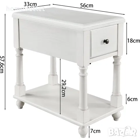 ПРОМОЦИЯ Помощна масичка с чекмедже BBJ-004-RW, снимка 6 - Шкафове - 47891963