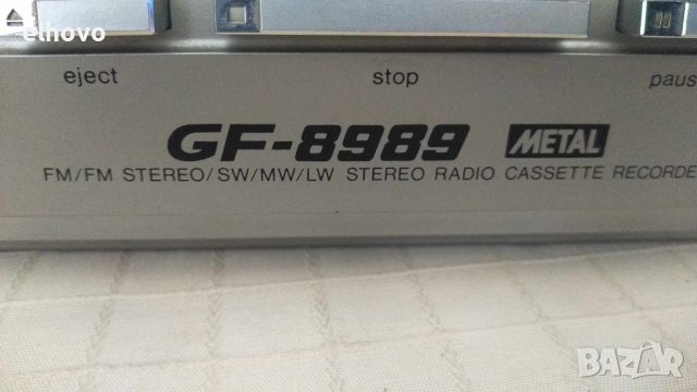 Радиокасетофон SHARP GF-8989, снимка 14 - Радиокасетофони, транзистори - 41651673