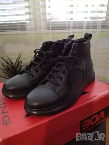 Мъжки боти "Boa" от естествена кожа нови № 41, снимка 6 - Мъжки боти - 39647795