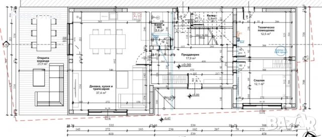 Проект за двуетажна къща-всички части