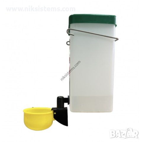 Автоматична Поилка за Птици - комплект поилка и съд - 1 литър, жълта - Арт. №: 320080 , снимка 5 - За птици - 41061000