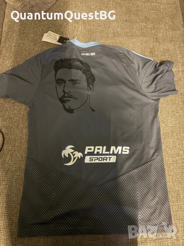 Лимитирана мъжка фланелка на Левски с лика на Апостола , снимка 2 - Тениски - 53665623