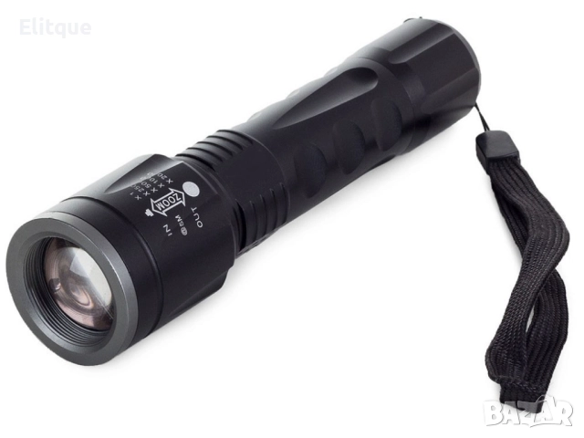 Малък тактически LED фенер, светодиоден и CREE ZOOM осветяване FL87