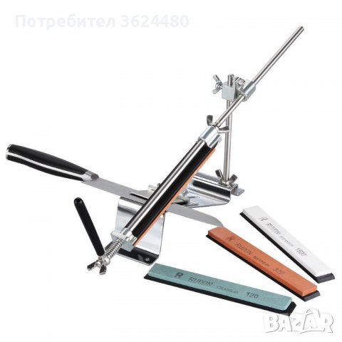 Уред за заточване на Ножове под фиксиран ъгъл, абразиви 120, 320, 600, 1500 Точило, снимка 6 - Други стоки за дома - 39960400