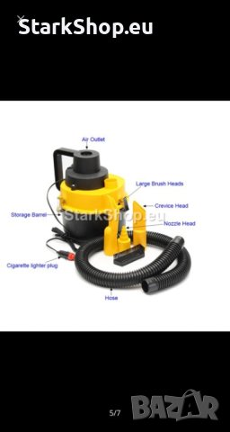 Прахосмукачка за кола с накрайници 12V, снимка 4 - Друга електроника - 41625834