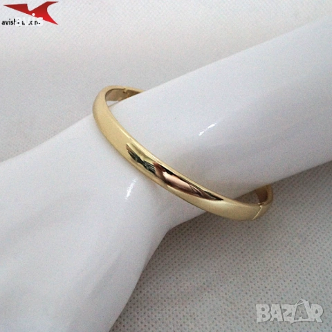 Гривна с 14К златно покритие 234852, снимка 4 - Гривни - 53431921