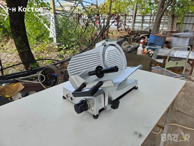 Колбасо резачка размери на ножа ф-25см. втора употреба , снимка 2 - Обзавеждане на кухня - 49377598