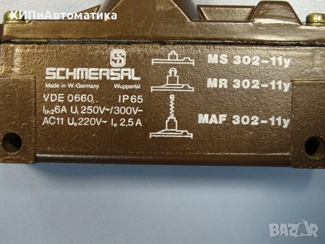 Краен изключвател SCHMERSAL MR302-11Y limit switch 250V , снимка 5 - Електродвигатели - 38989610