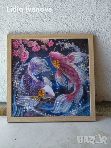 Готов частично облепен диамантен гоблен 