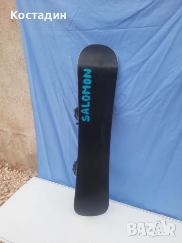 Сноуборд  детски SALOMON junior RTL 130см. с автомати, снимка 6 - Зимни спортове - 52462013