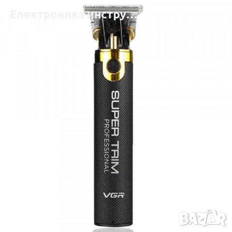 Професионален тример VGR V-082 de LUX за стайлинг с USB зареждане и 4 различни приставки