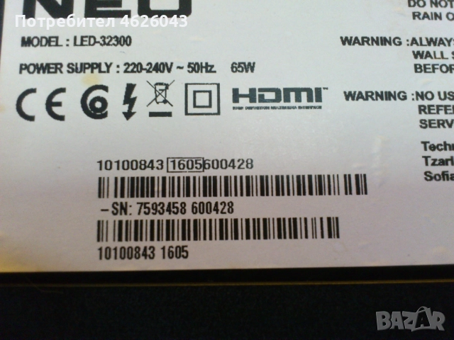 NEO LED 32300 /17MB82S/17IPS62, снимка 2 - Части и Платки - 52951235