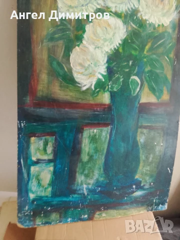 Маслена картина подписана Елина , снимка 6 - Картини - 51165329