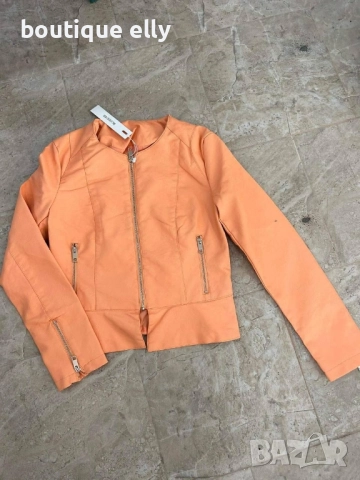 дамско кожено яке, снимка 3 - Якета - 51757648