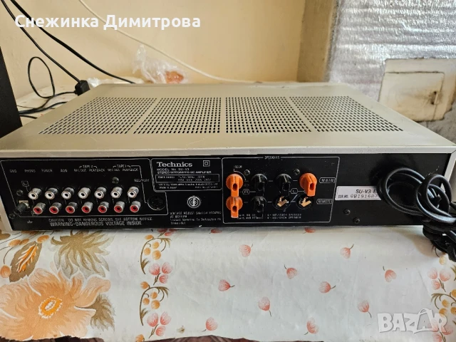 Стерео усилвател Technics SU-V3, снимка 5 - Ресийвъри, усилватели, смесителни пултове - 51109087