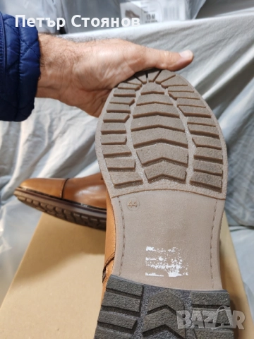 Удобни мъжки боти от естествена кожа Paul Vesterbro №44, снимка 10 - Мъжки боти - 52522891