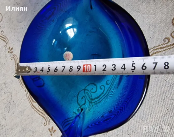 Цветно стъкло рапан Мурано 

, снимка 3 - Антикварни и старинни предмети - 47948791