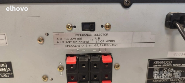 Ресивър Kenwood KR-A47#2, снимка 3 - Ресийвъри, усилватели, смесителни пултове - 53413545