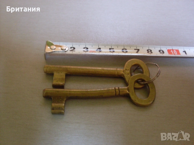 Бронзови ключове- 2бр. комплект., снимка 6 - Антикварни и старинни предмети - 52939212