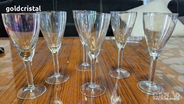 ретро стъклени чаши чашки 