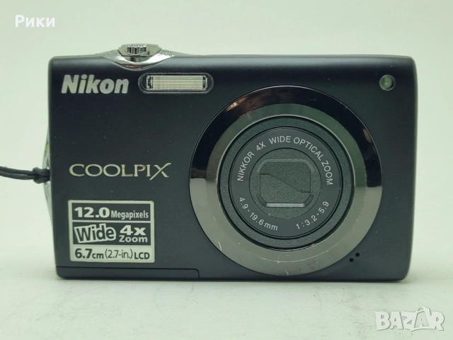 Nikon COOLPIX S3000 Digital Camera 12.0MP 4x Optical Zoom BLACK Works, снимка 3 - Фотоапарати - 53805069