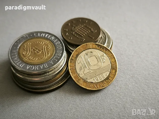 Монета - Франция - 10 франка | 1988г.