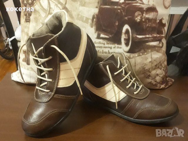 Обувки - боти от естествена кожа, снимка 3 - Детски обувки - 35791198