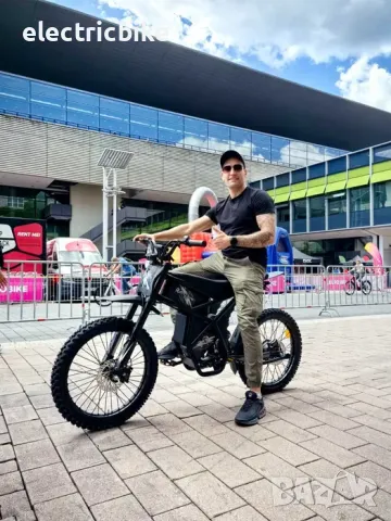 GT73 Upgraded – 2400W Електрически велосипед, двойна батерия, 60 км/ч, снимка 5 - Велосипеди - 47387129