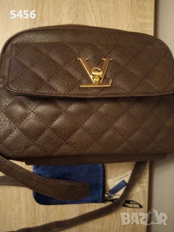 Дамска чанта L*V*+ Подарък Bershka портмоне , снимка 3 - Чанти - 49982001