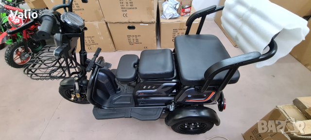 Триколка електрическа двуместна С-1 750W нов модел, снимка 10 - Мотоциклети и мототехника - 34639621