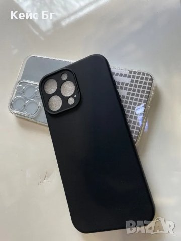 Iphone 16 Pro Max Силиконов кейс +5D OG стъклен протектор 