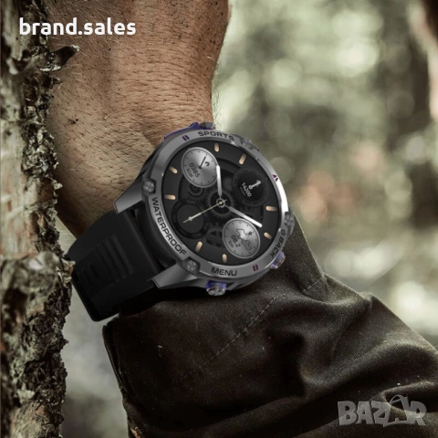 G100 Smart GPS Смарт часовник – 1.43″ AMOLED, Bluetooth обаждания, 50M водоустойчив, снимка 7 - Смарт часовници - 51881952