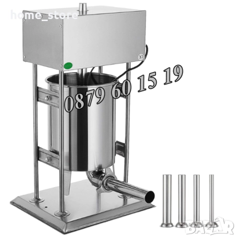 Електрическа пълначка за кайма 10 литра и елетрическа бъркалка за кайма 25 кг, снимка 3 - Друго търговско оборудване - 52508830