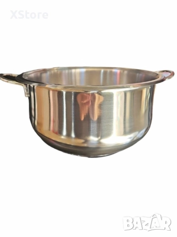 Комплект от три тенджери ИНОКС AREA с турско качество и ТРОЙНО дъно , снимка 2 - Съдове за готвене - 52497841