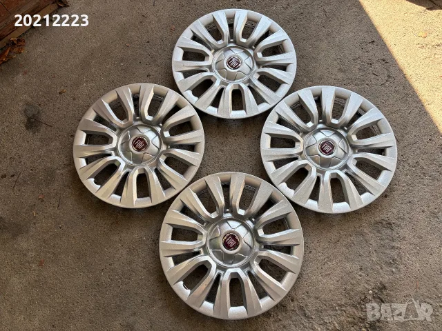 4 броя Оригинални тасове за Fiat Tipo 15, снимка 5 - Аксесоари и консумативи - 56151614