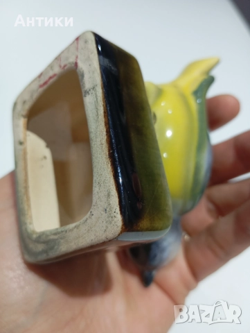 Порцеланова стара фигура на птичка маркирана , снимка 13 - Антикварни и старинни предмети - 52564203