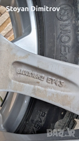 Всесезонни гуми с джанти Мерцедес Е-класа 245/45/18, снимка 2 - Гуми и джанти - 53742716