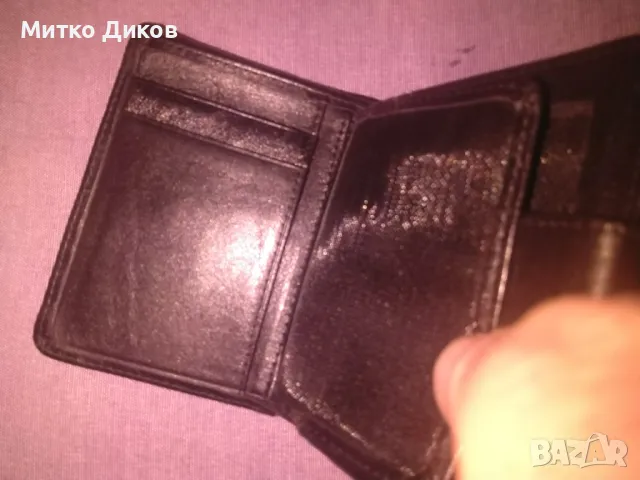GD марков портфейл естествена кожа 115х90мм, снимка 4 - Портфейли, портмонета - 47840786