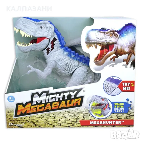 MIGHTY MEGASAUR Динозавър Megahunter T-REX с движеща се глава 80061, снимка 6 - Фигурки - 47758904