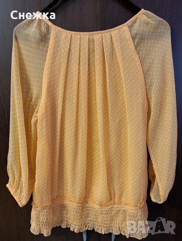 Оранжева дамска блуза, снимка 2 - Блузи с дълъг ръкав и пуловери - 35864821