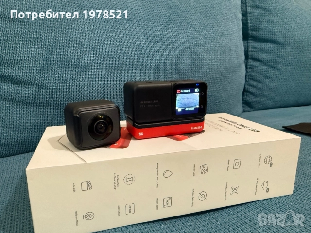 Екшън камера Insta360 One RS Twin edition *гаранция*, снимка 1