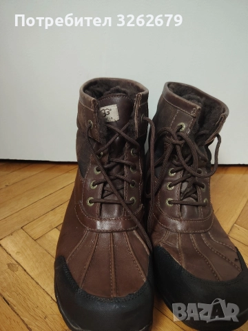 UGG hilgard leather waterproof мъжки оригинални размер 45, снимка 7 - Мъжки ботуши - 52737607
