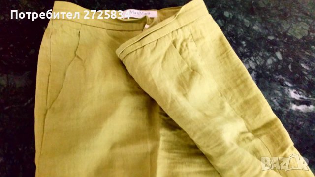 Панталон Max Mara, 100% лен, размер IT 44 D40, снимка 14 - Панталони - 35039217