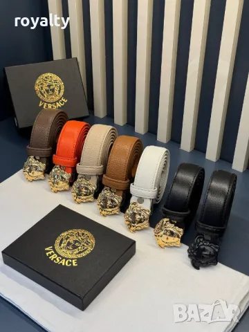 Versace естествена кожа колани 