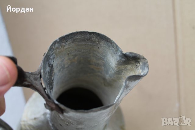 Меден ръчно кован гюм за вода 19-ти век, снимка 11 - Антикварни и старинни предмети - 42611798