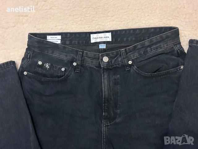 Оригинални мъжки дънки Calvin Klein Jeans – W36/L32, черни, снимка 2 - Дънки - 55879227